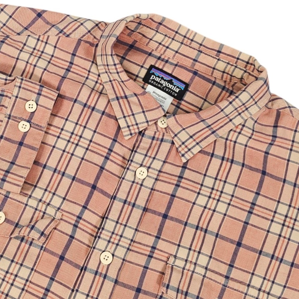 Patagonia Mens XL Plaid Organic Cotton Button Down Shirt Tartan Plaid‎ 53856F0